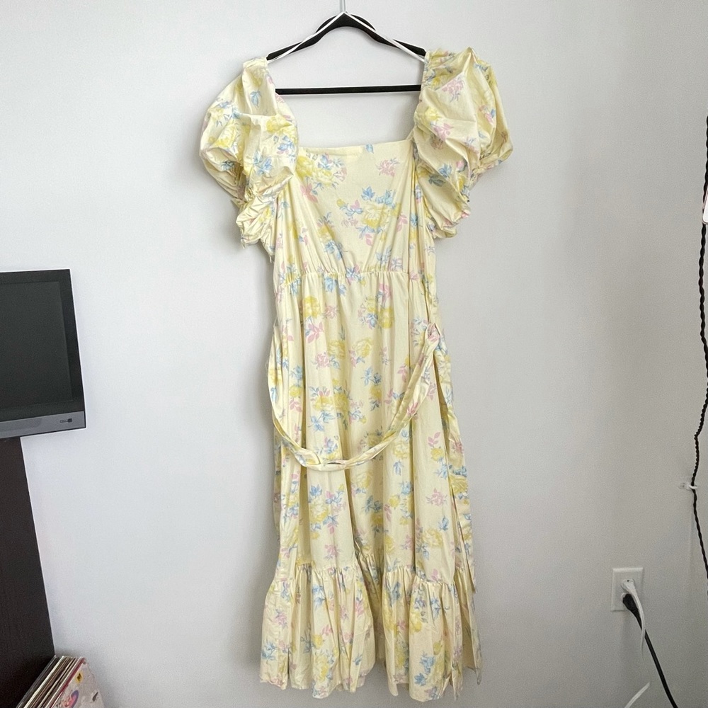 LoveShackFancy NWT yellow dress - Picture 7 of 9